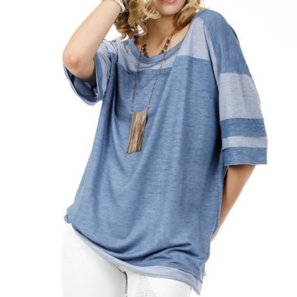 Denim Blue Blouse